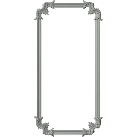 Ekena Millwork 31-in. W x 62-in. H Oxford Panel Moulding Kit Single Panel PMLKOXS31X62A